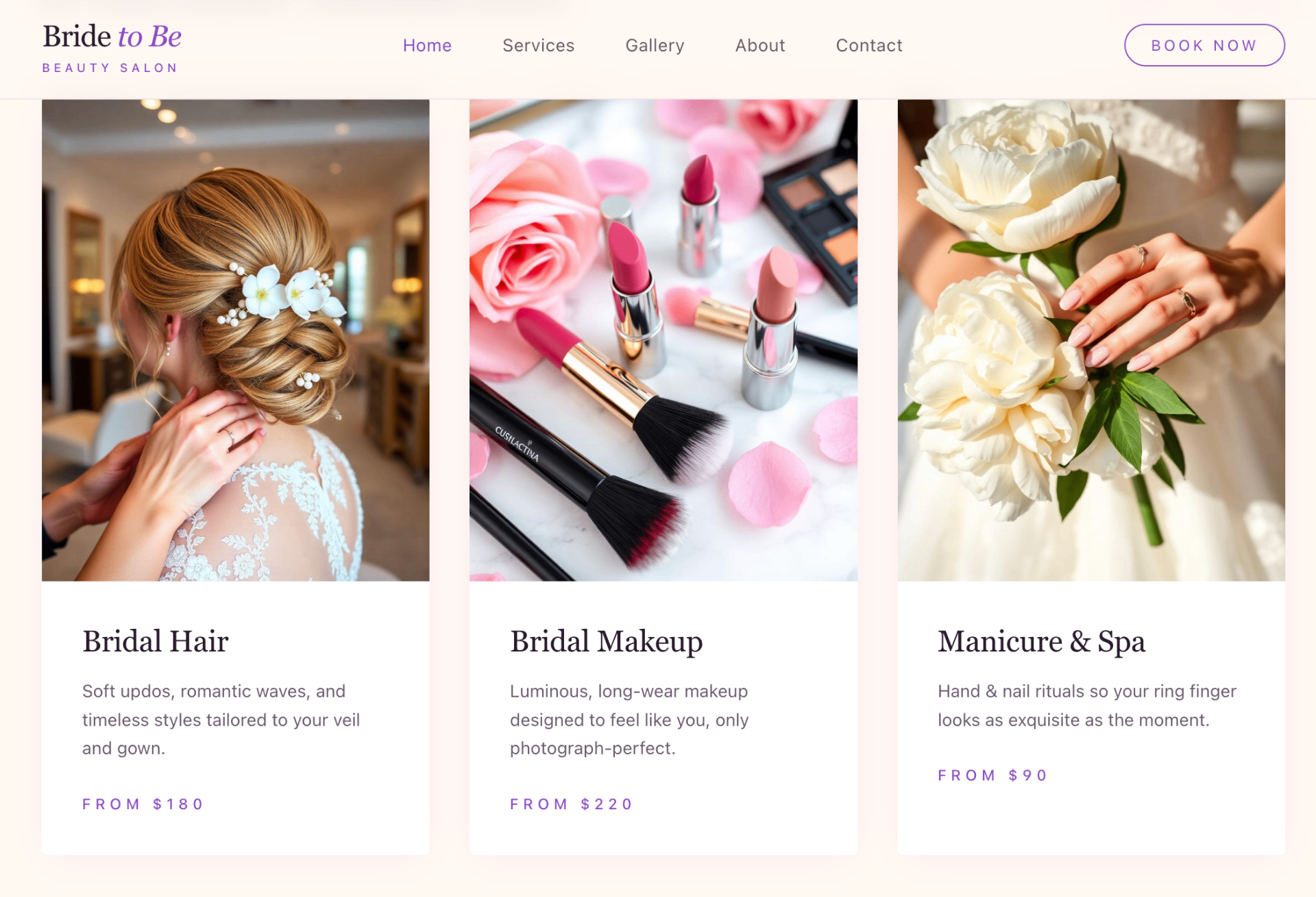 Bride to Be — Beauty project